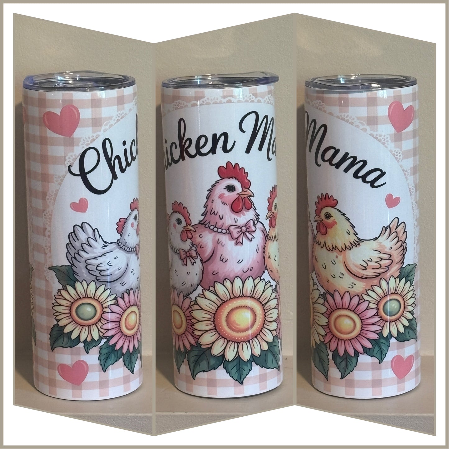 Chicken Mama Farmhouse Tumbler | Country Cup Saskatoon SK Canada