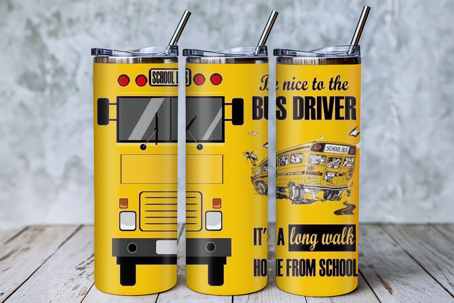 Funny School Bus Driver Tumbler | Gift Cup Saskatoon SK Canada