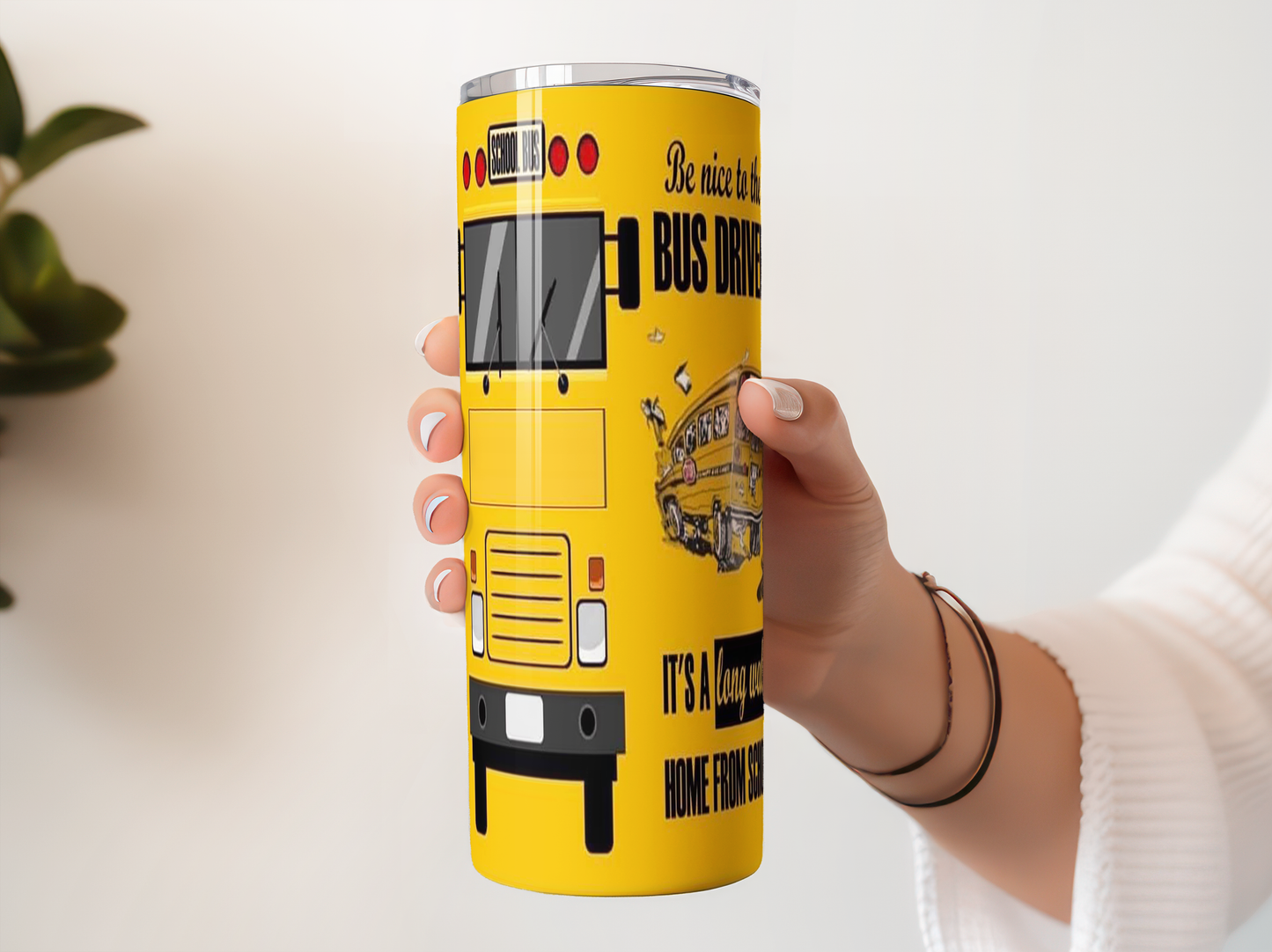 Funny School Bus Driver Tumbler | Gift Cup Saskatoon SK Canada