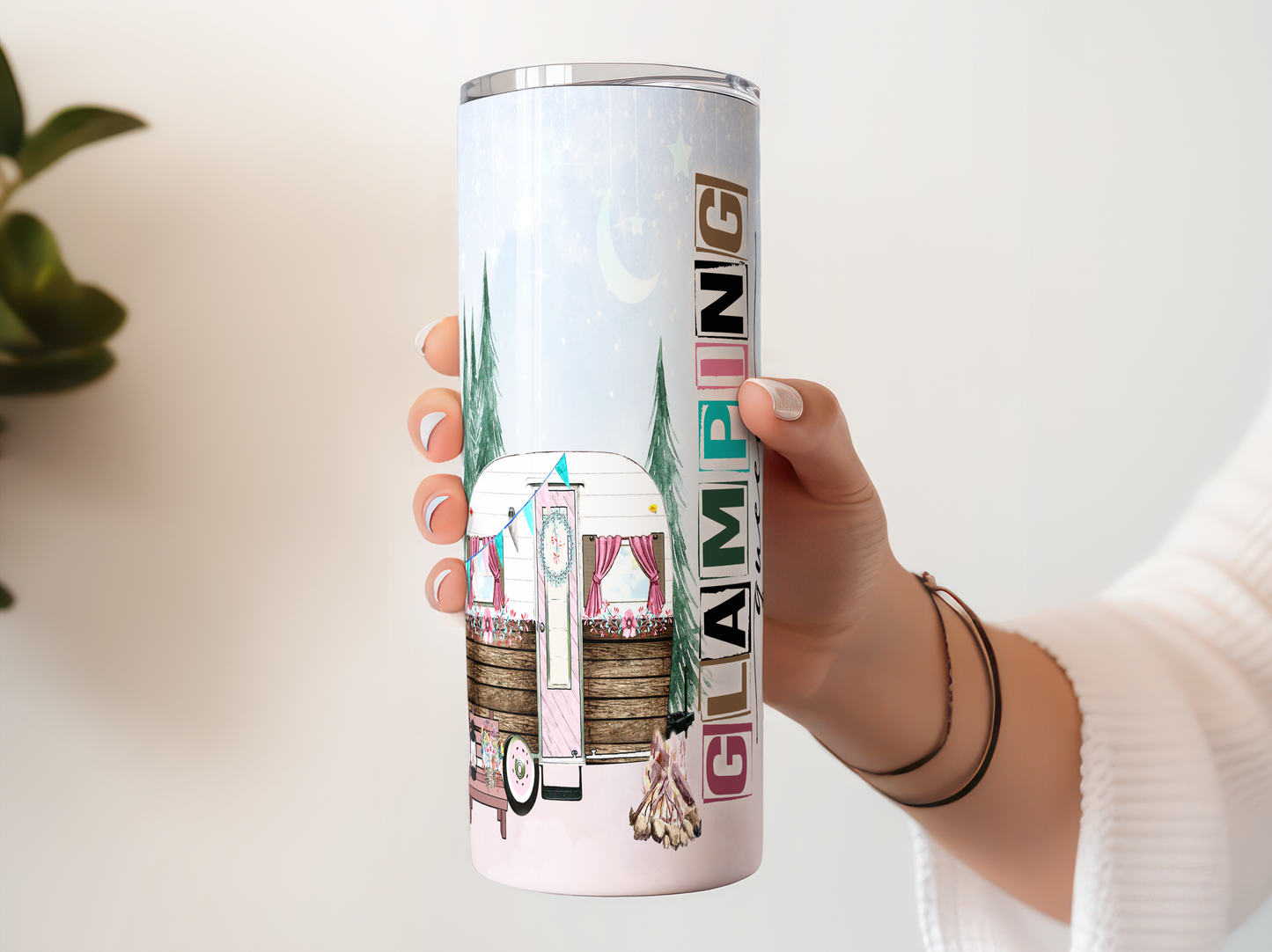 Glamping Queen Tumbler Saskatoon SK | 20oz 30oz 12oz Stainless