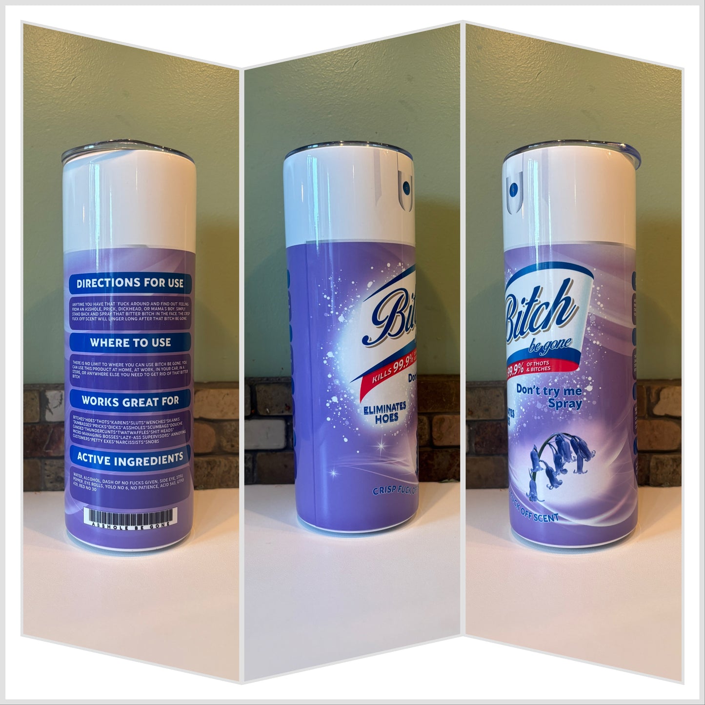 Funny Parody Spray Tumbler | Gag Gift Cup Saskatoon SK Canada