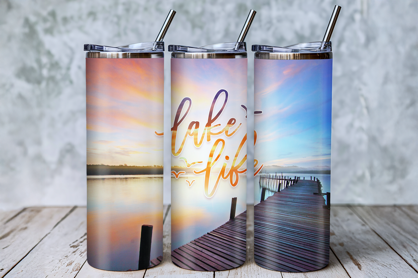 Lake Life Dock Tumbler Saskatoon SK | 20oz 30oz 12oz Stainless