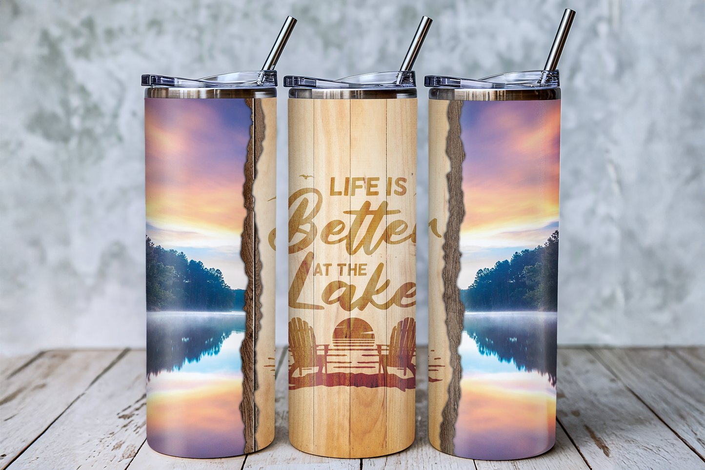 Life is Better at the Lake Tumbler Saskatoon SK | 20oz 30oz 12oz