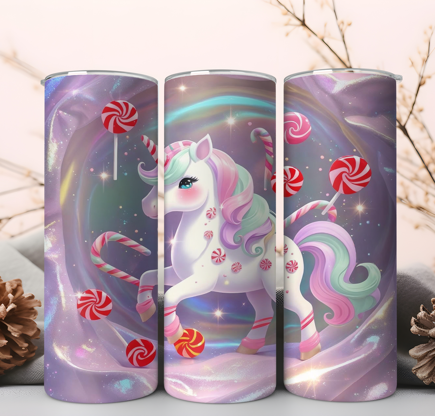 Unicorn Candyland Tumbler | Fantasy Cup Saskatoon SK Canada