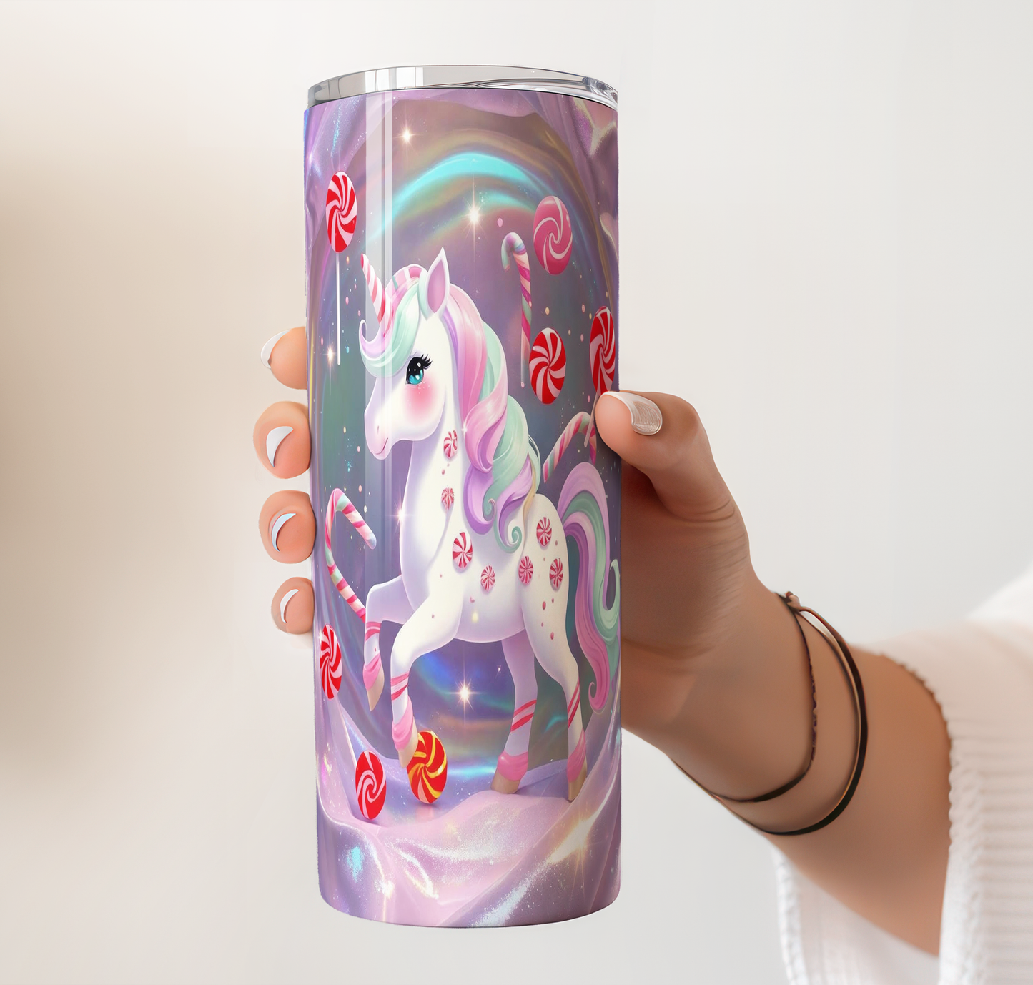 Unicorn Candyland Tumbler | Fantasy Cup Saskatoon SK Canada