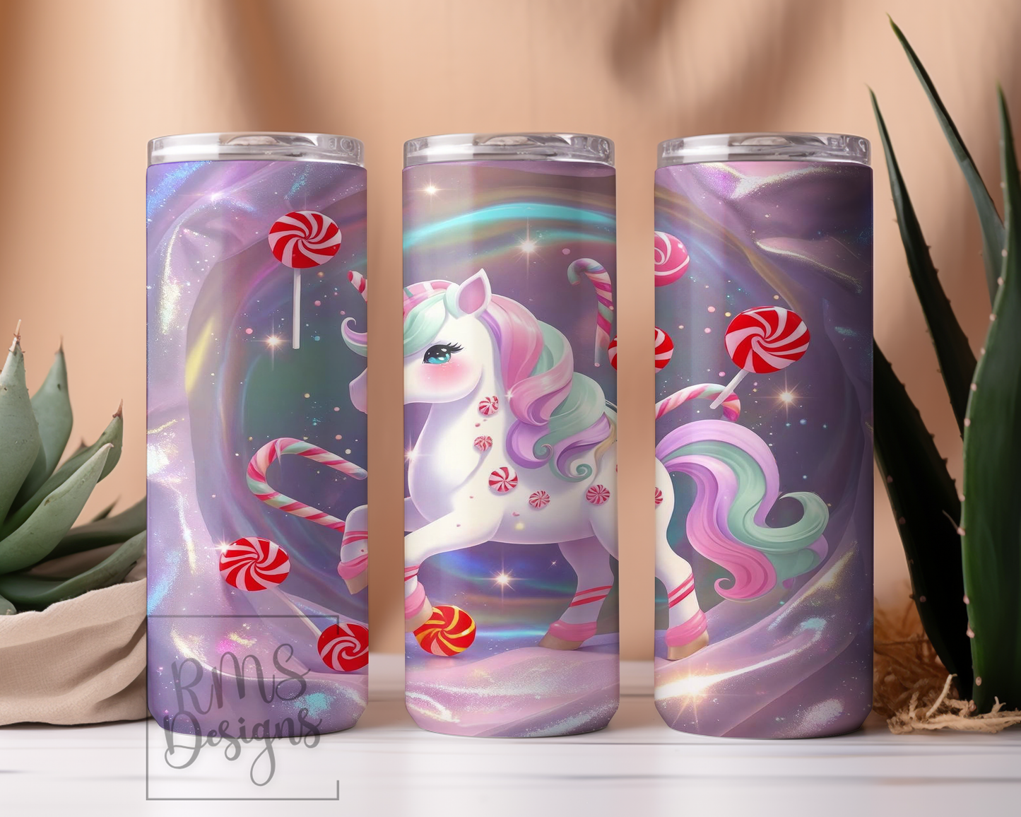 Unicorn Candyland Tumbler | Fantasy Cup Saskatoon SK Canada