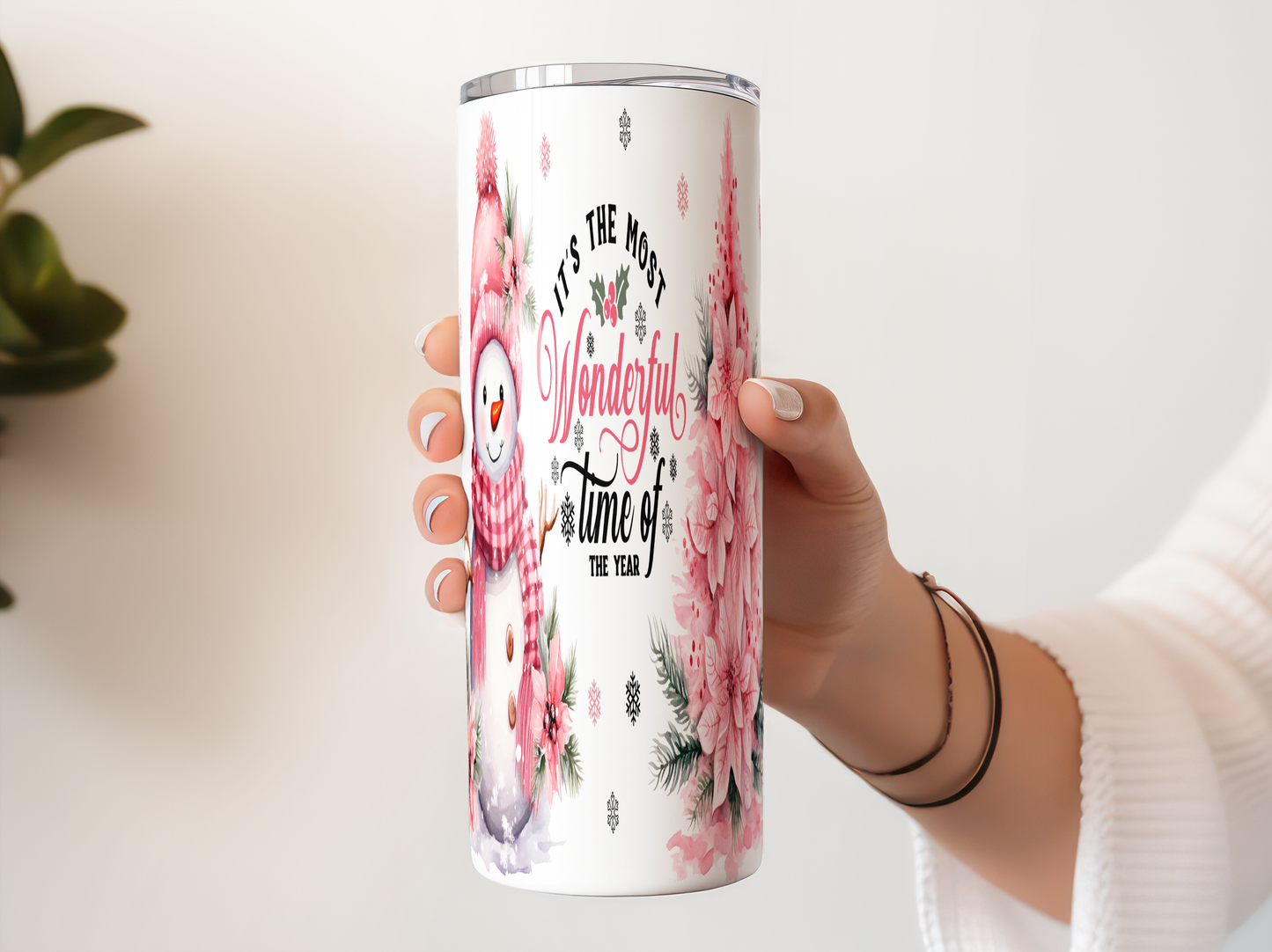 Christmas Tumbler Saskatoon SK | Wonderful Time Holiday Cup