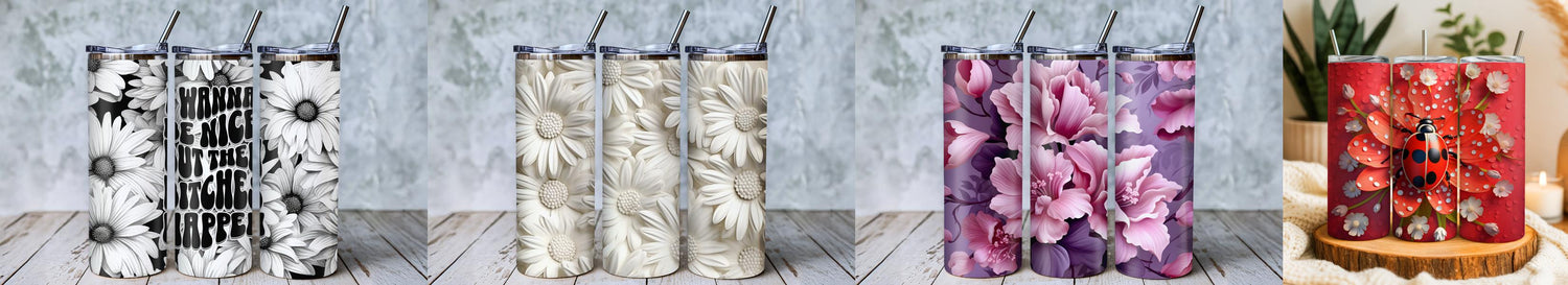 Floral & Boho Tumblers – Saskatoon Forest Grove & Cudworth Pickup