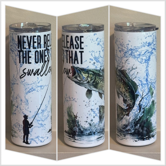 Fishing Bass Quote Tumbler | Funny Cup Saskatoon SK Canada