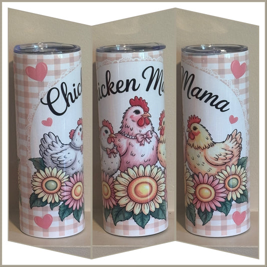 Chicken Mama Farmhouse Tumbler | Country Cup Saskatoon SK Canada