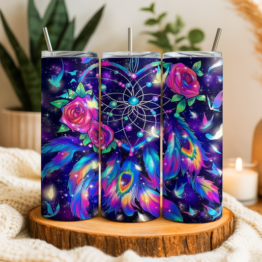 Galaxy Dreamcatcher Tumbler | Boho Cup Saskatoon SK Canada